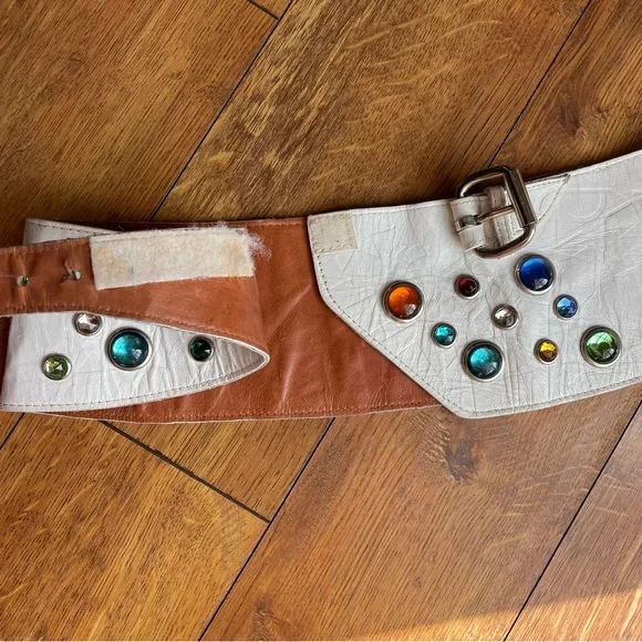 Vintage Apple ACC of NY Leather waist/hip belt